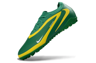 Nike Phantom 6 Elite Low TF Artificial Turf Soccer Shoes - Green/Lime Green/Sunshine Yellow