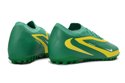 Nike Phantom 6 Elite Low TF Artificial Turf Soccer Shoes - Green/Lime Green/Sunshine Yellow