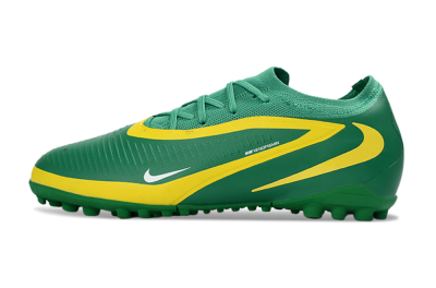 Nike Phantom 6 Elite Low TF Artificial Turf Soccer Shoes - Green/Lime Green/Sunshine Yellow