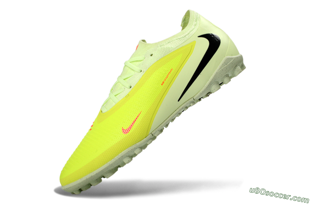 Nike Phantom 6 Elite Low TF Artificial Turf Soccer Shoes - Yellow/Neon Yellow/Frosted Black 5