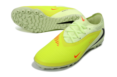 Nike Phantom 6 Elite Low TF Artificial Turf Soccer Shoes - Yellow/Neon Yellow/Frosted Black