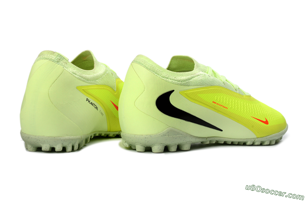 Nike Phantom 6 Elite Low TF Artificial Turf Soccer Shoes - Yellow/Neon Yellow/Frosted Black 6