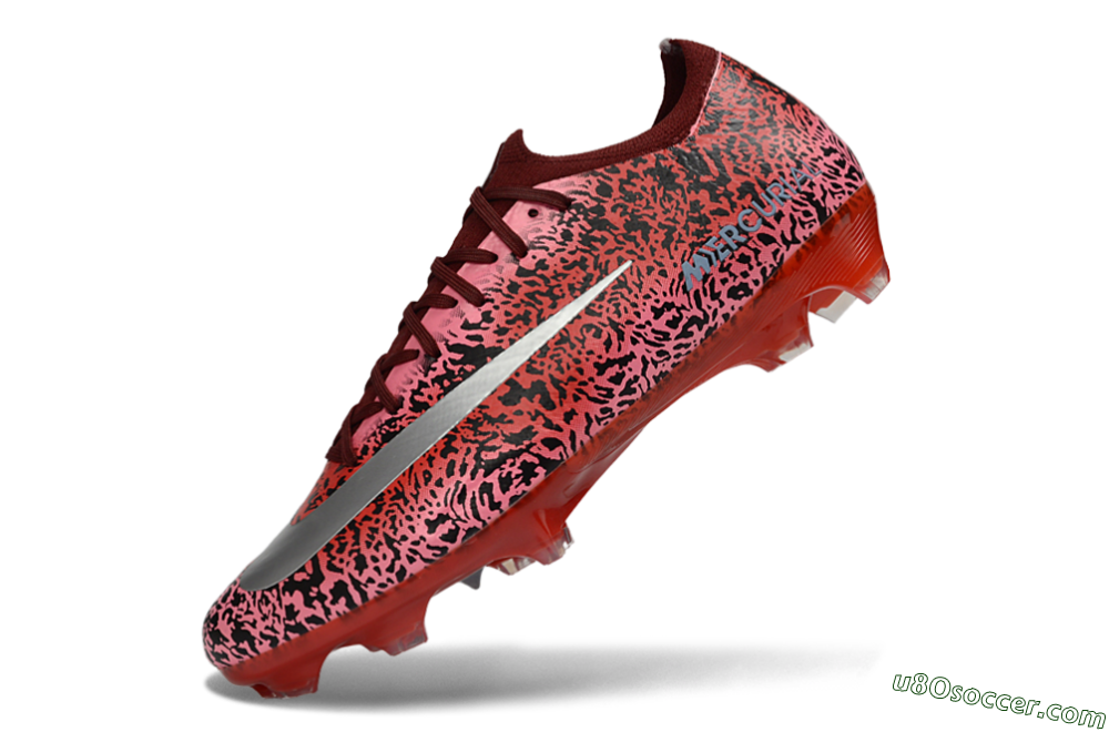 Nike Air Zoom Mercurial Vapor 16 Elite FG Firm Ground Soccer Cleats - Red/Crimson Glow/Black Graphite 5