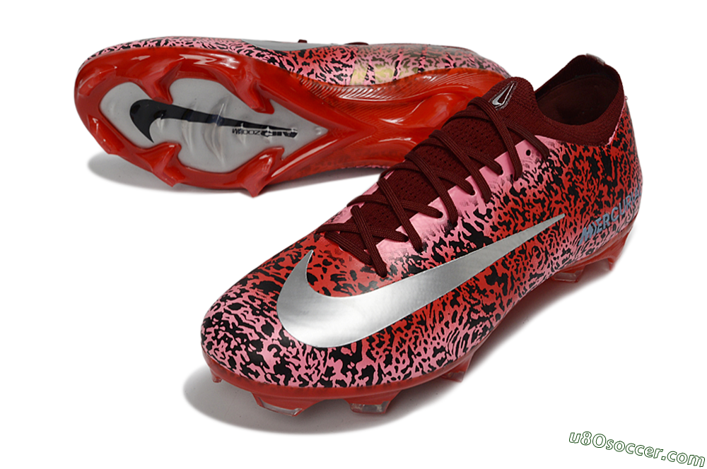 Nike Air Zoom Mercurial Vapor 16 Elite FG Firm Ground Soccer Cleats - Red/Crimson Glow/Black Graphite 3