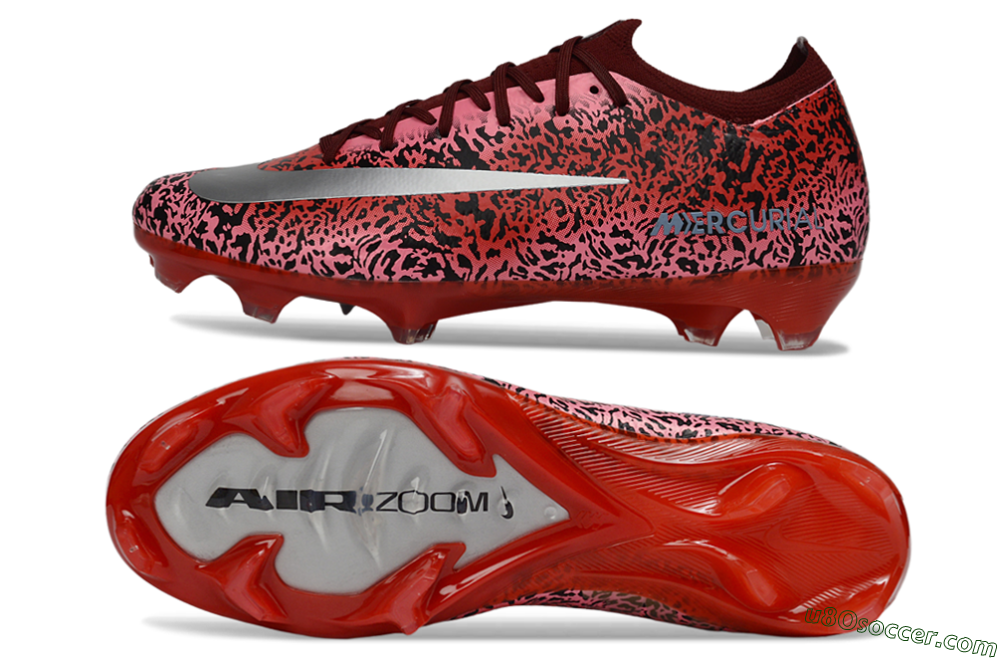 Nike Air Zoom Mercurial Vapor 16 Elite FG Firm Ground Soccer Cleats - Red/Crimson Glow/Black Graphite 0