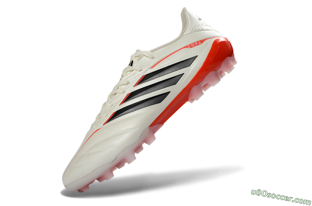 Adidas Copa Pure 3 Elite AG Artificial Grass Soccer Cleats - White/Scarlet/Black 5