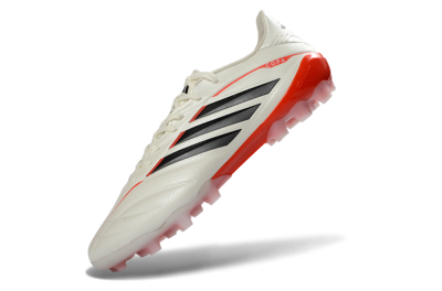Adidas Copa Pure 3 Elite AG Artificial Grass Soccer Cleats - White/Scarlet/Black