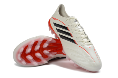 Adidas Copa Pure 3 Elite AG Artificial Grass Soccer Cleats - White/Scarlet/Black
