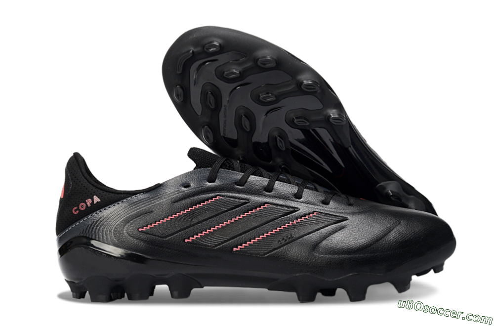 Adidas Copa Pure 3 Elite AG Artificial Grass Soccer Cleats - Black/Crimson Accent/Clean Strike 1