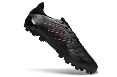 Adidas Copa Pure 3 Elite AG Artificial Grass Soccer Cleats - Black/Crimson Accent/Clean Strike