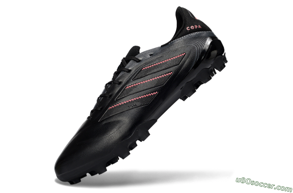 Adidas Copa Pure 3 Elite AG Artificial Grass Soccer Cleats - Black/Crimson Accent/Clean Strike 5