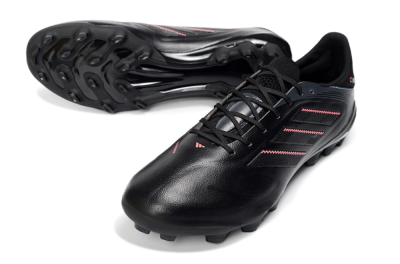 Adidas Copa Pure 3 Elite AG Artificial Grass Soccer Cleats - Black/Crimson Accent/Clean Strike