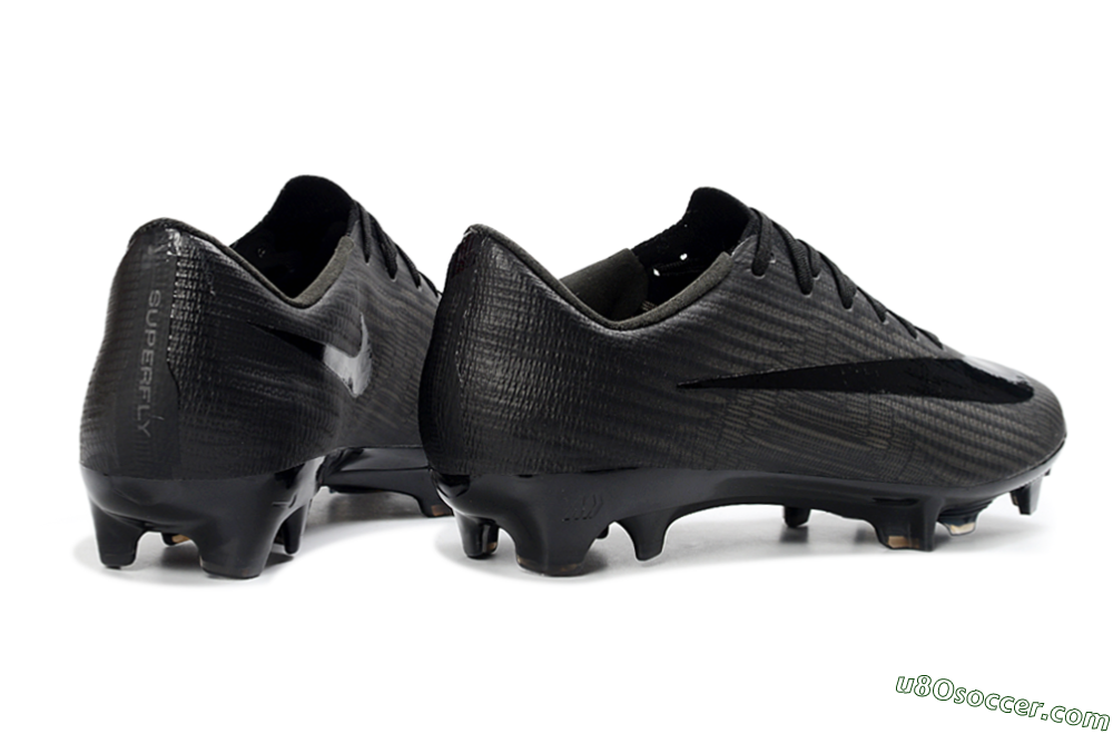 Nike Air Zoom Mercurial Superfly 11 FG Firm Ground Soccer Cleats - Black/Midnight Shadow/Nightfall 6