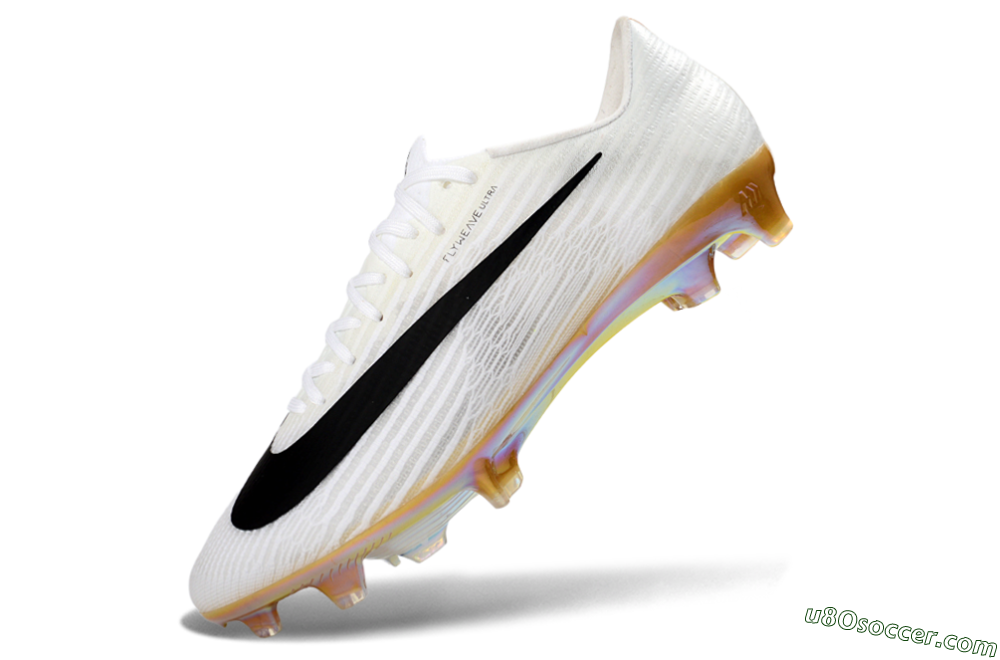 Nike Air Zoom Mercurial Superfly 11 FG Firm Ground Soccer Cleats - White/Iridescent Yellow/Black 5