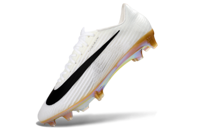Nike Air Zoom Mercurial Superfly 11 FG Firm Ground Soccer Cleats - White/Iridescent Yellow/Black