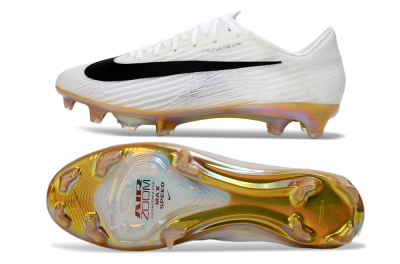 Nike Air Zoom Mercurial Superfly 11 FG Firm Ground Soccer Cleats - White/Iridescent Yellow/Black