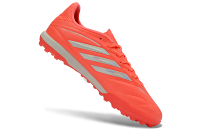 Adidas Copa Pure 3 Elite TF Artificial Turf Soccer Shoes - Coral/Bright Coral/Light Grey