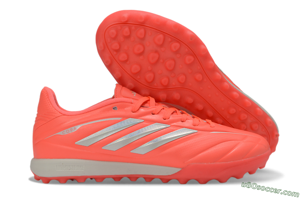 Adidas Copa Pure 3 Elite TF Artificial Turf Soccer Shoes - Coral/Bright Coral/Light Grey 1