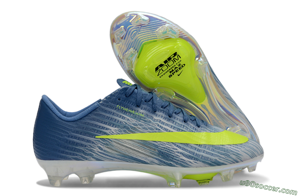 Nike Air Zoom Mercurial Superfly 11 FG Firm Ground Soccer Cleats - Blue/Electric Yellow/Light Blue 1