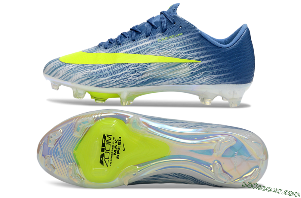 Nike Air Zoom Mercurial Superfly 11 FG Firm Ground Soccer Cleats - Blue/Electric Yellow/Light Blue 0