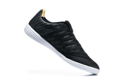 Nike Lunar Gato 2 IC Indoor & Futsal Soccer Shoes - Black/Charcoal Gray/Flame Orange