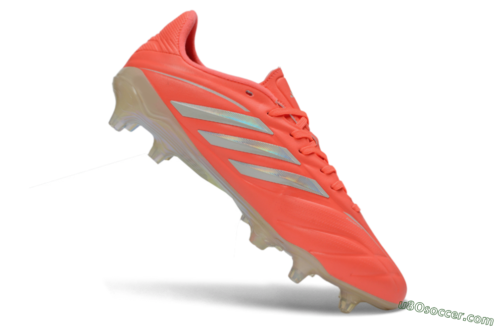 Adidas Copa Pure 3 Elite FG Firm Ground Soccer Cleats - Orange/Vibrant Coral/Glossy Silver 3