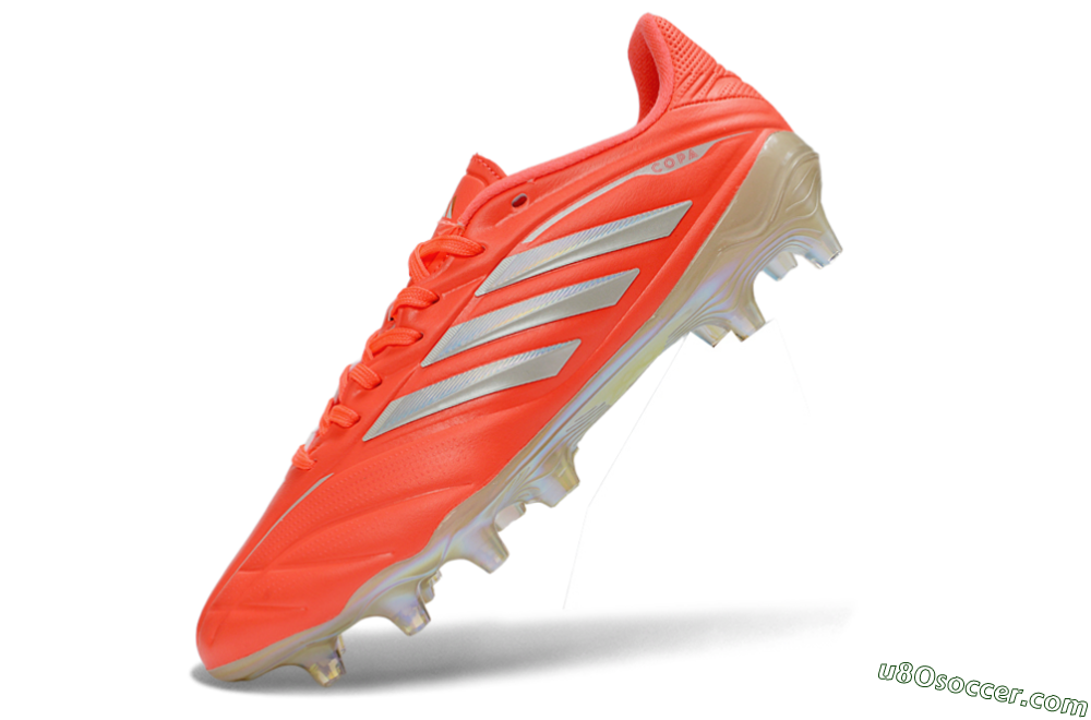 Adidas Copa Pure 3 Elite FG Firm Ground Soccer Cleats - Orange/Vibrant Coral/Glossy Silver 4