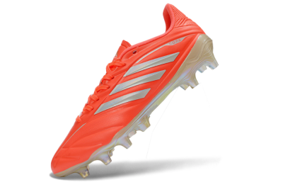 Adidas Copa Pure 3 Elite FG Firm Ground Soccer Cleats - Orange/Vibrant Coral/Glossy Silver