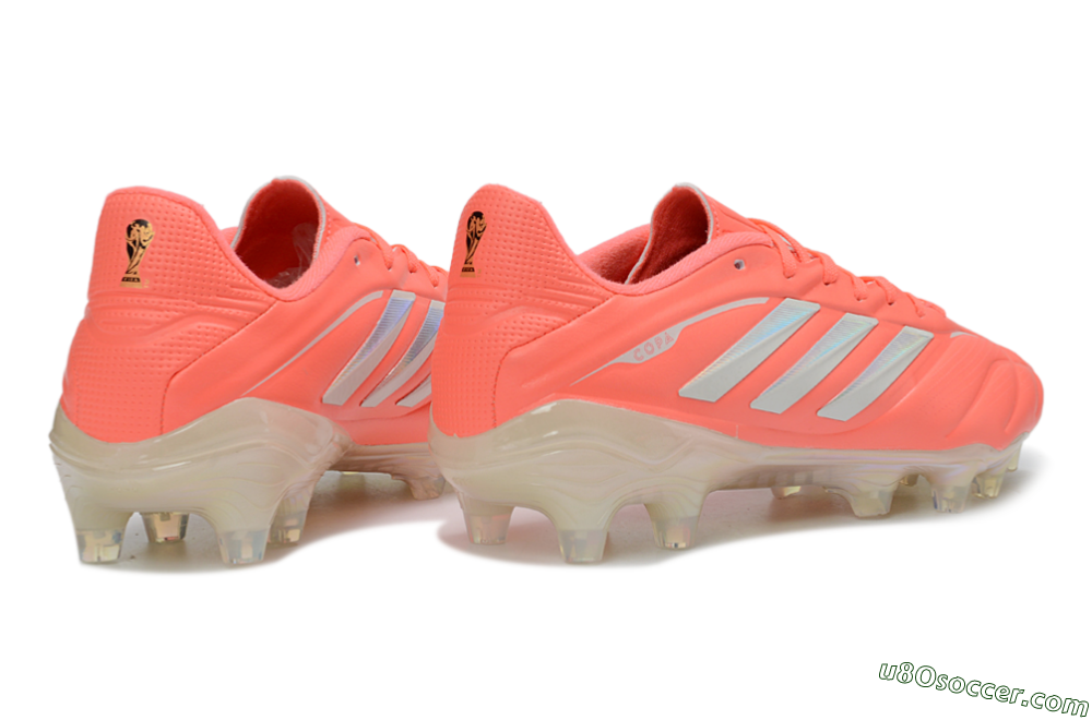Adidas Copa Pure 3 Elite FG Firm Ground Soccer Cleats - Orange/Vibrant Coral/Glossy Silver 5