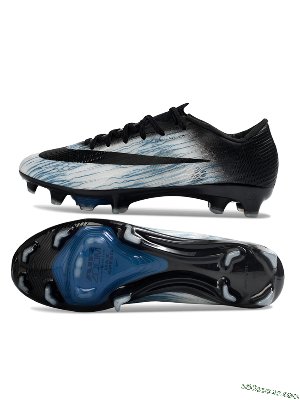 Nike Air Zoom Mercurial Superfly 11 FG Firm Ground Soccer Cleats - White/Sky Blue/Black 0