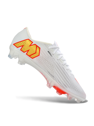 Nike Air Zoom Mercurial Superfly 11 FG Firm Ground Soccer Cleats - White/Bright Orange/Gold Metallic