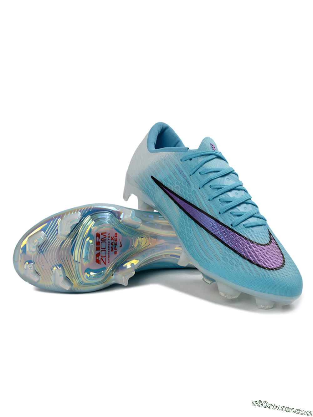 Nike Air Zoom Mercurial Superfly 11 FG Firm Ground Soccer Cleats - Blue/Iridescent Blue/Deep Purple 3