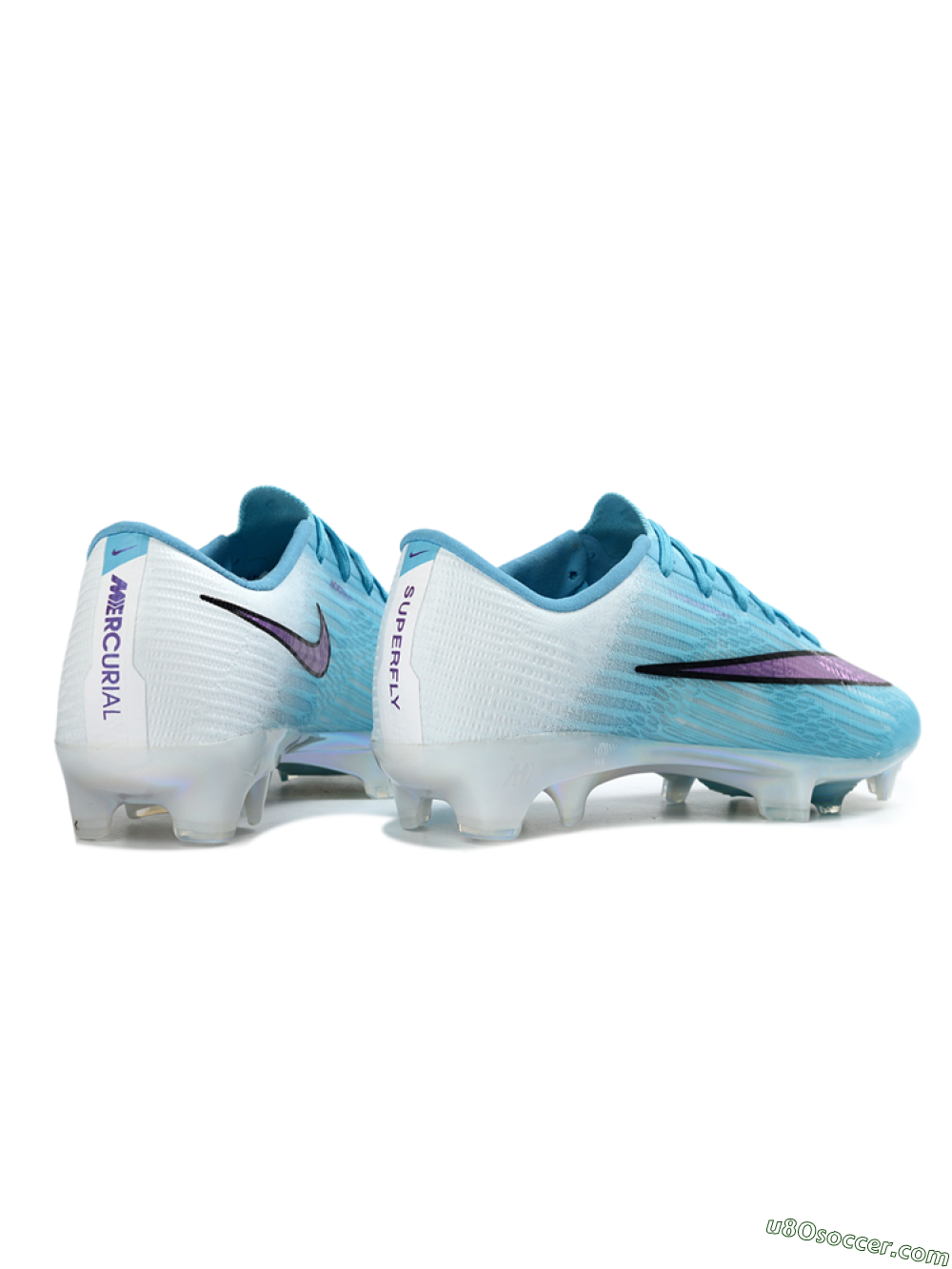 Nike Air Zoom Mercurial Superfly 11 FG Firm Ground Soccer Cleats - Blue/Iridescent Blue/Deep Purple 6