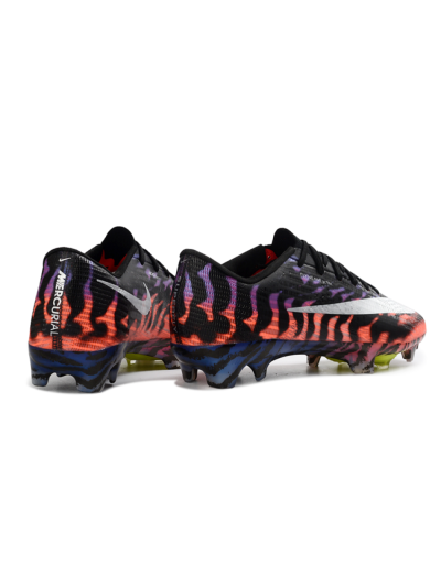 Nike Air Zoom Mercurial Superfly 11 FG Firm Ground Soccer Cleats - Black/Electric Orange/Blue Blaze
