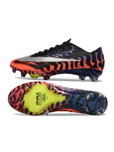 Nike Air Zoom Mercurial Superfly 11 FG Firm Ground Soccer Cleats - Black/Electric Orange/Blue Blaze