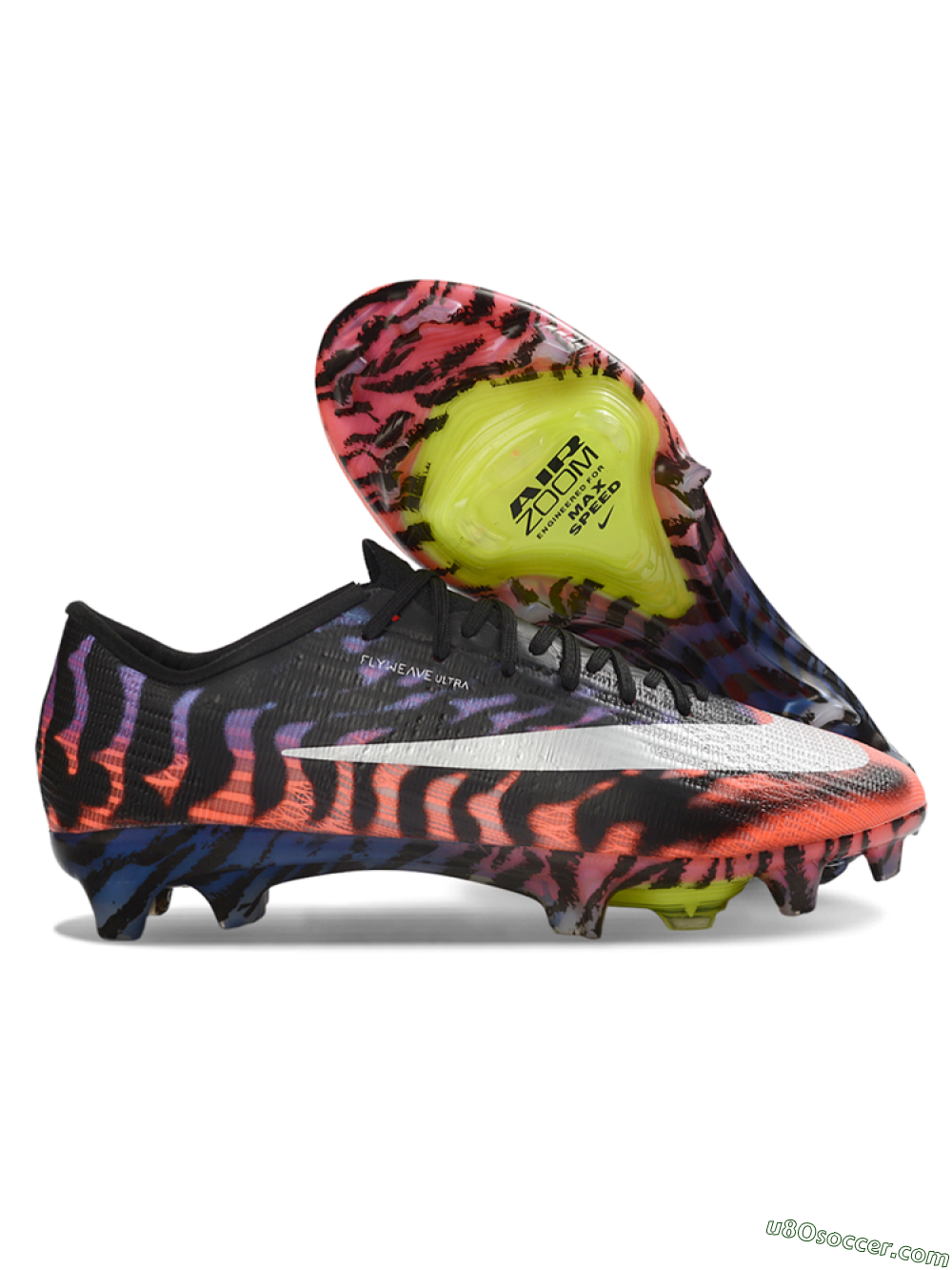 Nike Air Zoom Mercurial Superfly 11 FG Firm Ground Soccer Cleats - Black/Electric Orange/Blue Blaze 1