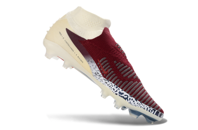 Nike Phantom 6 High Elite AG Artificial Grass Soccer Cleats - Red/Crimson Red/Dreamy White