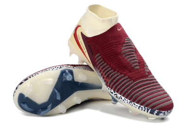 Nike Phantom 6 High Elite AG Artificial Grass Soccer Cleats - Red/Crimson Red/Dreamy White