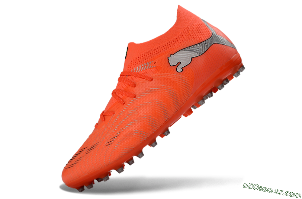 Puma Future 8 Ultimate MG Multi Ground Soccer Cleats - Orange/Bright Flame/Neon Ember 5
