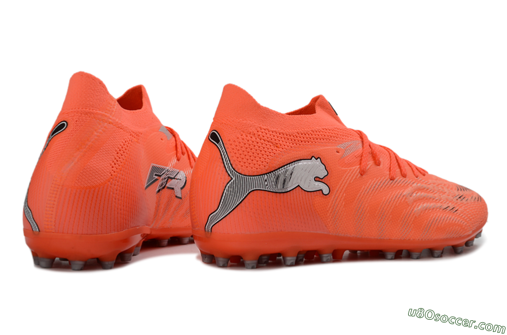 Puma Future 8 Ultimate MG Multi Ground Soccer Cleats - Orange/Bright Flame/Neon Ember 6