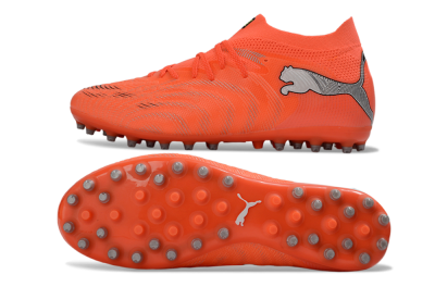 Puma Future 8 Ultimate MG Multi Ground Soccer Cleats - Orange/Bright Flame/Neon Ember