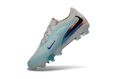 Nike Phantom 6 Elite Low FG Firm Ground Soccer Cleats - Aqua/Soft Coral/Sky Blue