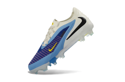 Nike Phantom 6 Elite Low FG Firm Ground Soccer Cleats - Blue/Sky Blue/Deep Purple