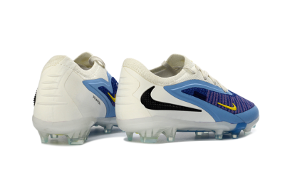 Nike Phantom 6 Elite Low FG Firm Ground Soccer Cleats - Blue/Sky Blue/Deep Purple