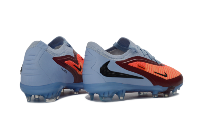 Nike Phantom 6 Elite Low FG Firm Ground Soccer Cleats - Blue/Coral Breeze/Crimson Burst