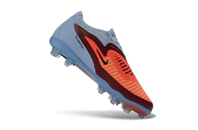 Nike Phantom 6 Elite Low FG Firm Ground Soccer Cleats - Blue/Coral Breeze/Crimson Burst