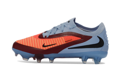 Nike Phantom 6 Elite Low FG Firm Ground Soccer Cleats - Blue/Coral Breeze/Crimson Burst