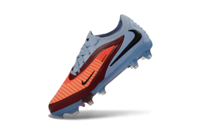 Nike Phantom 6 Elite Low FG Firm Ground Soccer Cleats - Blue/Coral Breeze/Crimson Burst