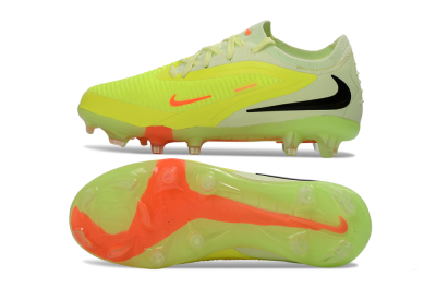 Nike Phantom 6 Elite Low FG Firm Ground Soccer Cleats - Yellow/Neon Green/Electric Orange