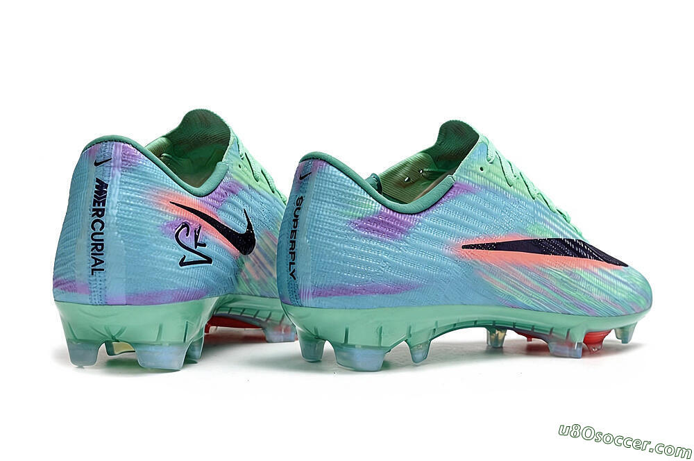 Nike Air Zoom Mercurial Superfly 11 FG Firm Ground Soccer Cleats - Aqua/Cool Mint/Tropical Coral 6